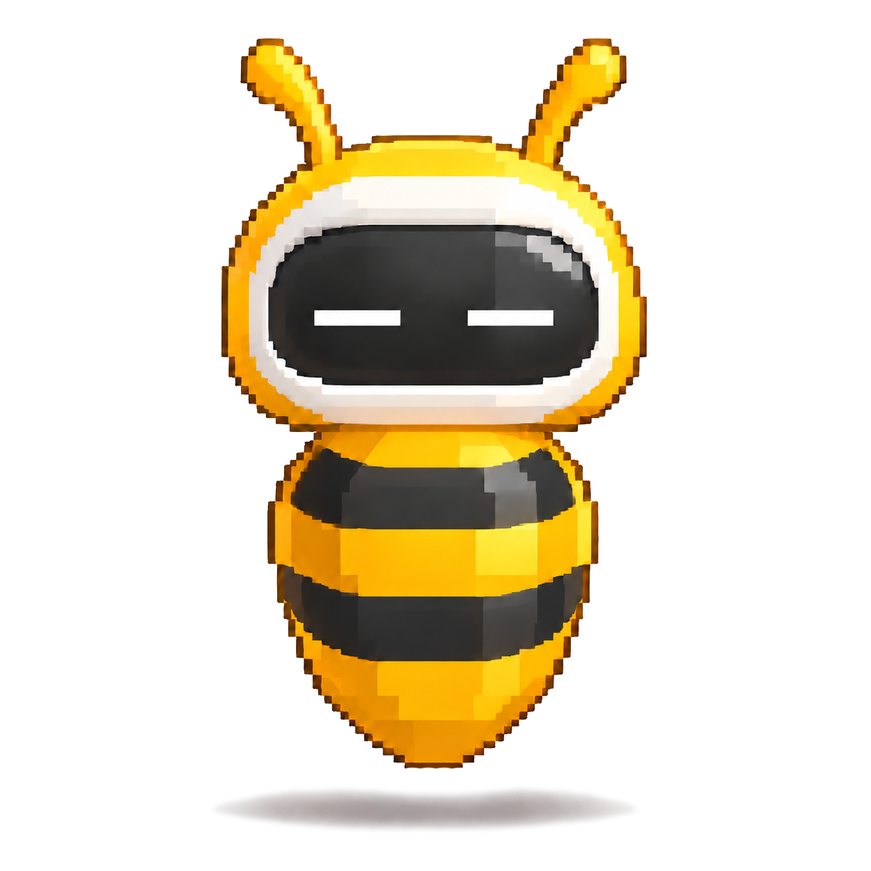 Barry, una abeja amarilla que despierta y abre sus alas